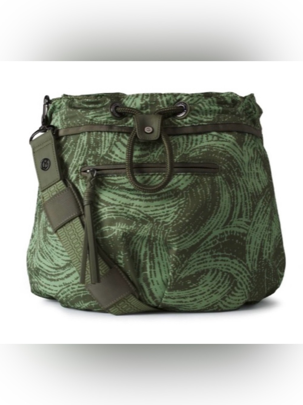 Lululemon Wanderlust Desert Olive Drawstring Crossbody Bag, Excellent Condition